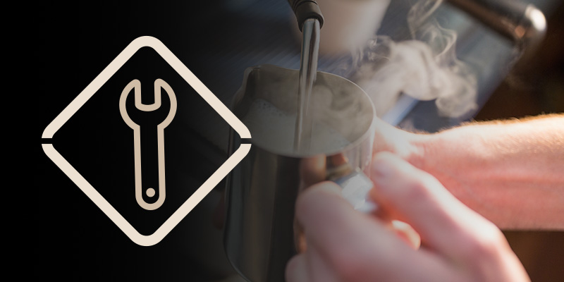 hand adjusting a metal component with a wrench icon representing maintenance tips for 7 essential tools