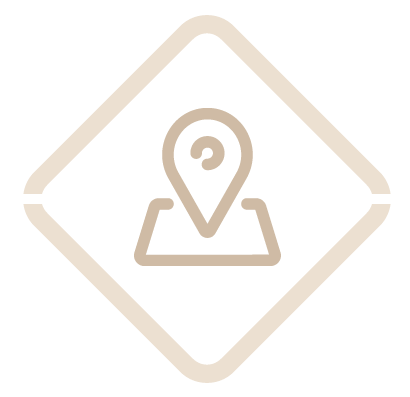 location icon design representing map and navigation seven important locations