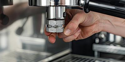 freshly brewed coffee pouring into ceramic cups from espresso machine steam rising with 16 flavors of coffee expertise